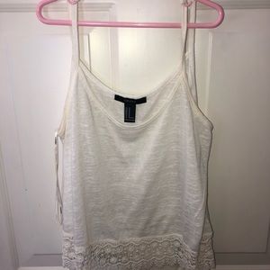Forever 21 white tank top